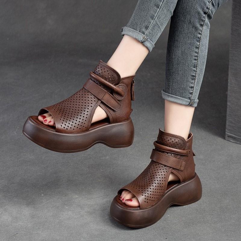 Chic Casual Sandaler för Kvinnor-Shoes for Women-Hemnix-Hemnix