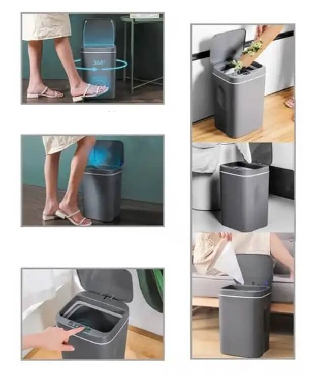 Smart Touchless Garbage Bin-Kitchen-bellasverige-Hemnix