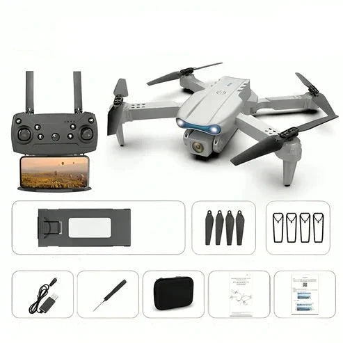 SkyCapture - Drönare med dubbel kamera med 4K UHD för fantastiska luftbilder Carvallo