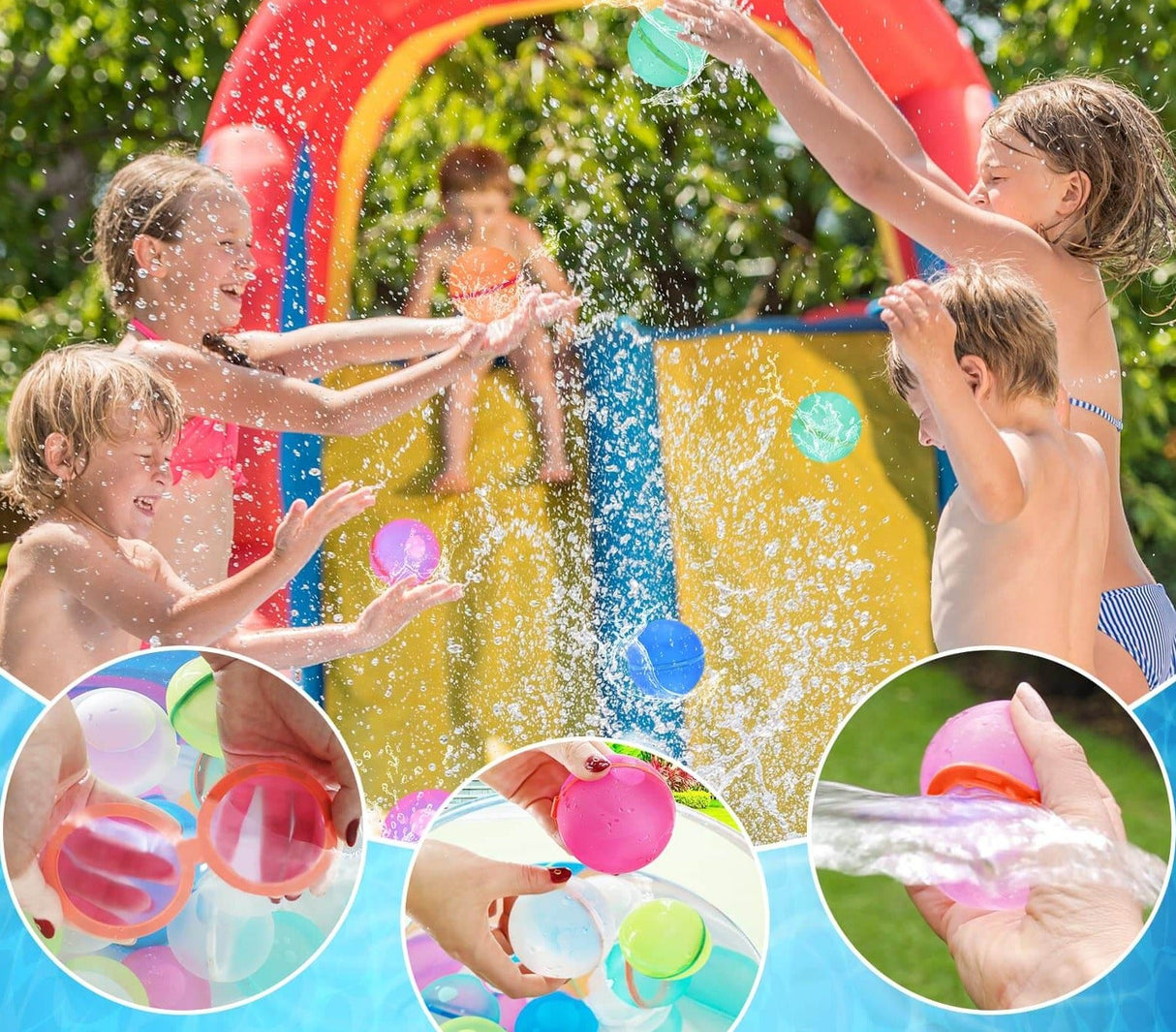 Återanvändbara vattenbombsballonger-Kids-bellasverige-Hemnix