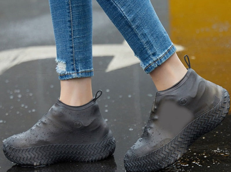 Återanvändbara Vattentäta Skoöverdrag-Shoes for Women-Hemnix-Svart-Liten (26-32)-Hemnix