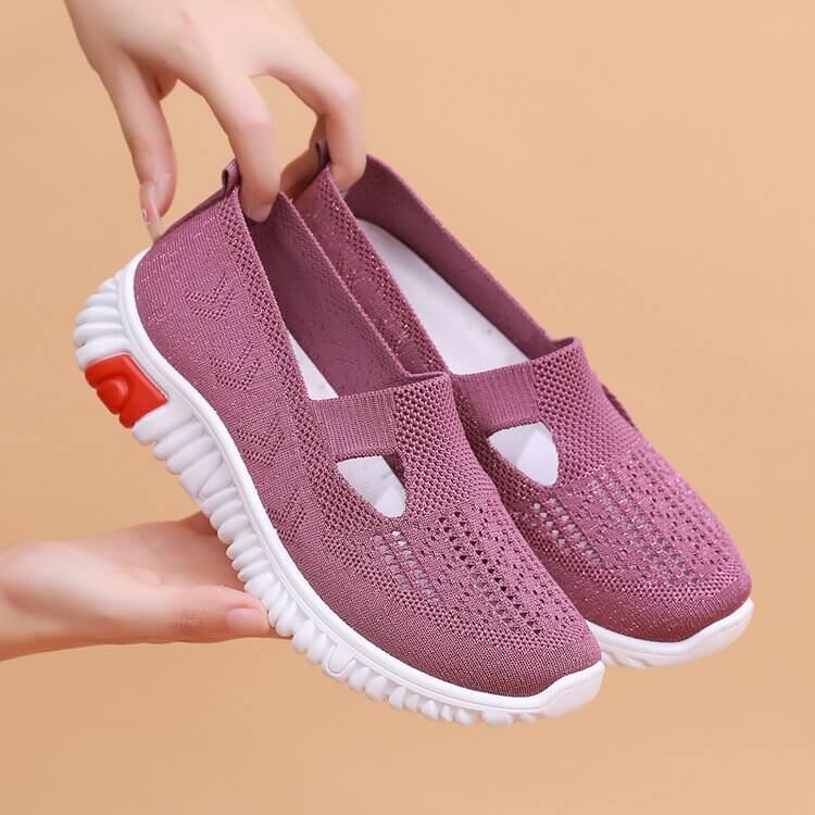 Kvinnors andningsbara bomullssneakers-Shoes for Women-Hemnix-Hemnix