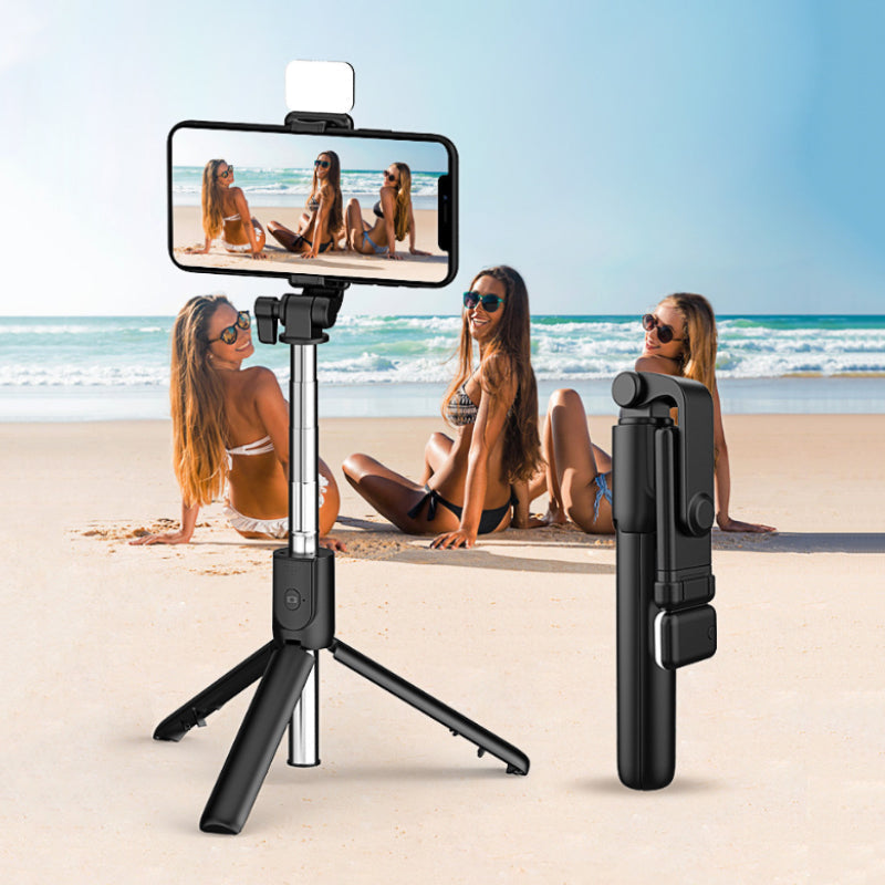 GlowGrip 6-i-1 Bluetooth Selfie Stick-stativ MILA Sverige