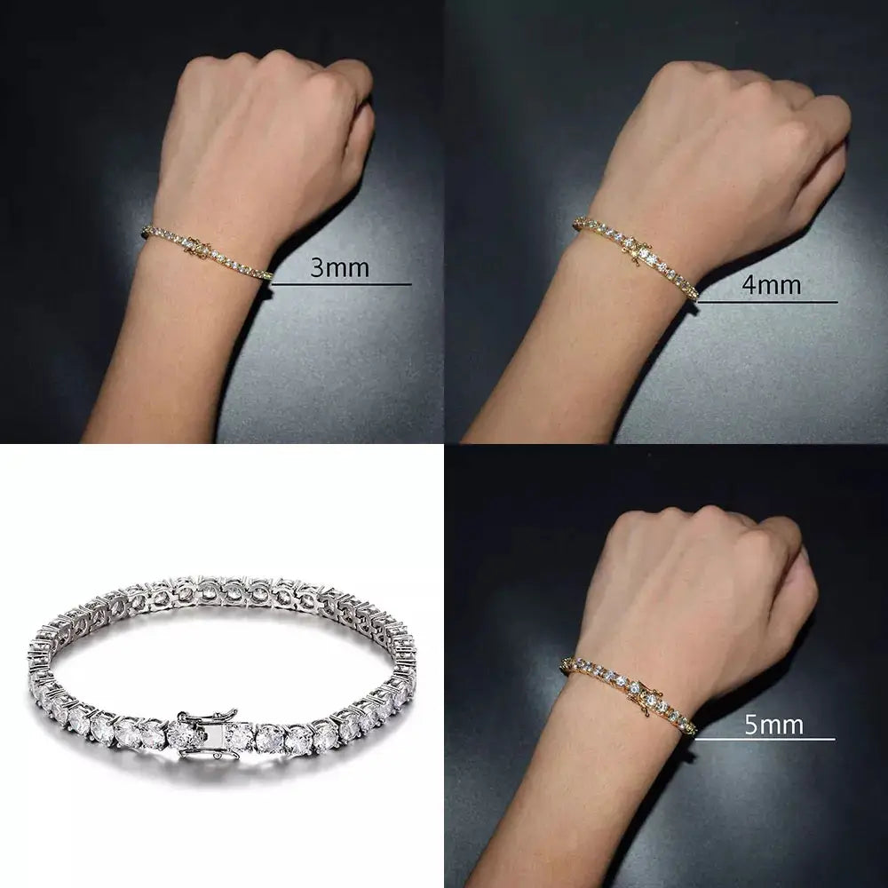 Unisex Cubic Zircon Armband-Jewelry-Hemnix-Hemnix