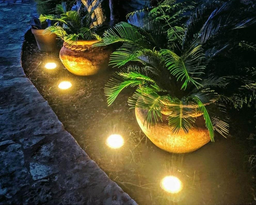 8 lysdioder utomhus Solar Disk Light-Lights-Bellasverige-Hemnix