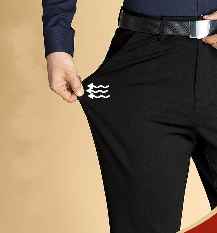 Formella byxor med stretch och skrynkelskydd-Clothes for women-bellasverige-Hemnix