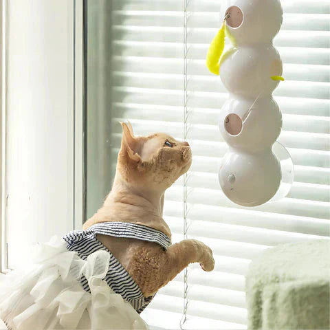 Interaktiv Wiggle Worm Kattleksak – Rörlig Plyschlekkamrat MILA Sverige