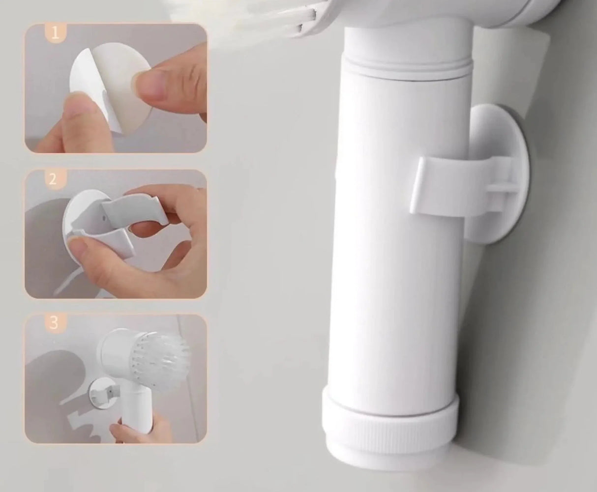 Sladdlös Elektrisk Rengöringsborste-Beauty-Bellasverige-Hemnix