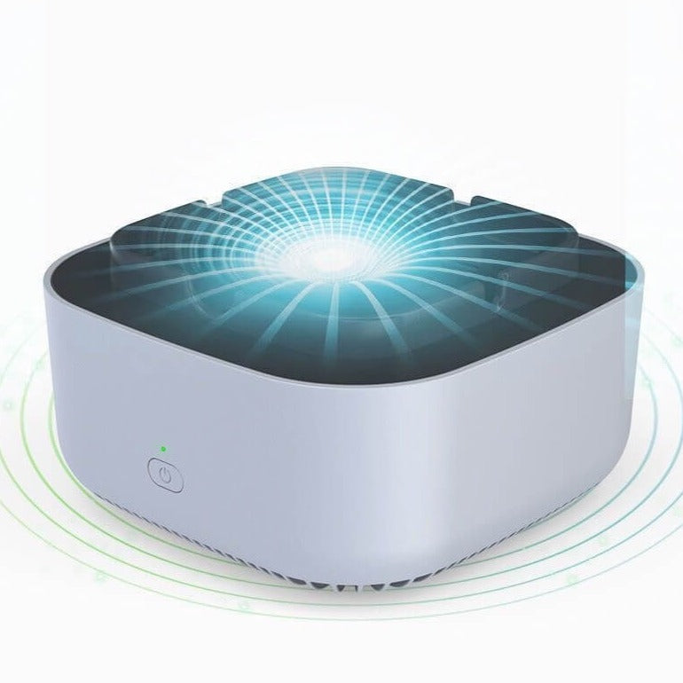 Automatisk Luftrenande Askkopp-Home-Hemnix-Grå - Fyrkantig-Hemnix