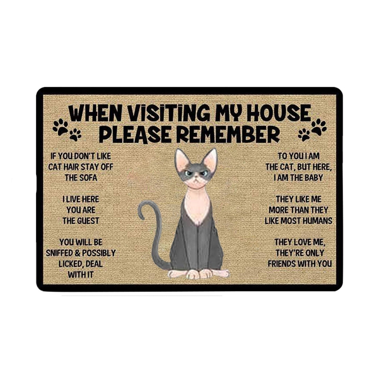 Katt Välkomstmatta - För alla kattälskare-Home-Hemnix-Hemnix
