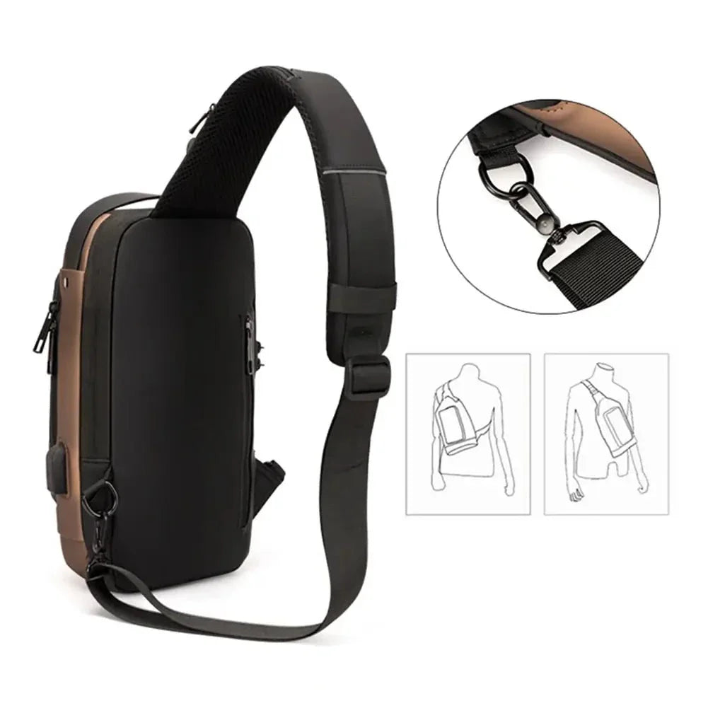 USB-laddning Cross Body Väska-Gadgets-Bellasverige-Hemnix