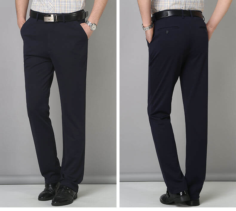 Formella byxor med stretch och skrynkelskydd-Clothes for women-bellasverige-Hemnix