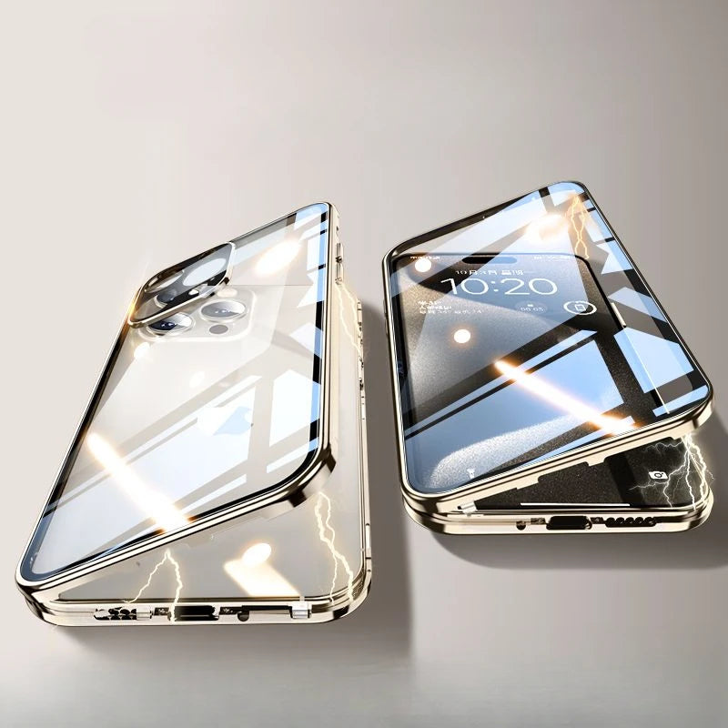 iPhone Hårdgjort glasfodral - Reptålig och alltid skyddad från insyn-Phone Accessories-Bellasverige-Hemnix