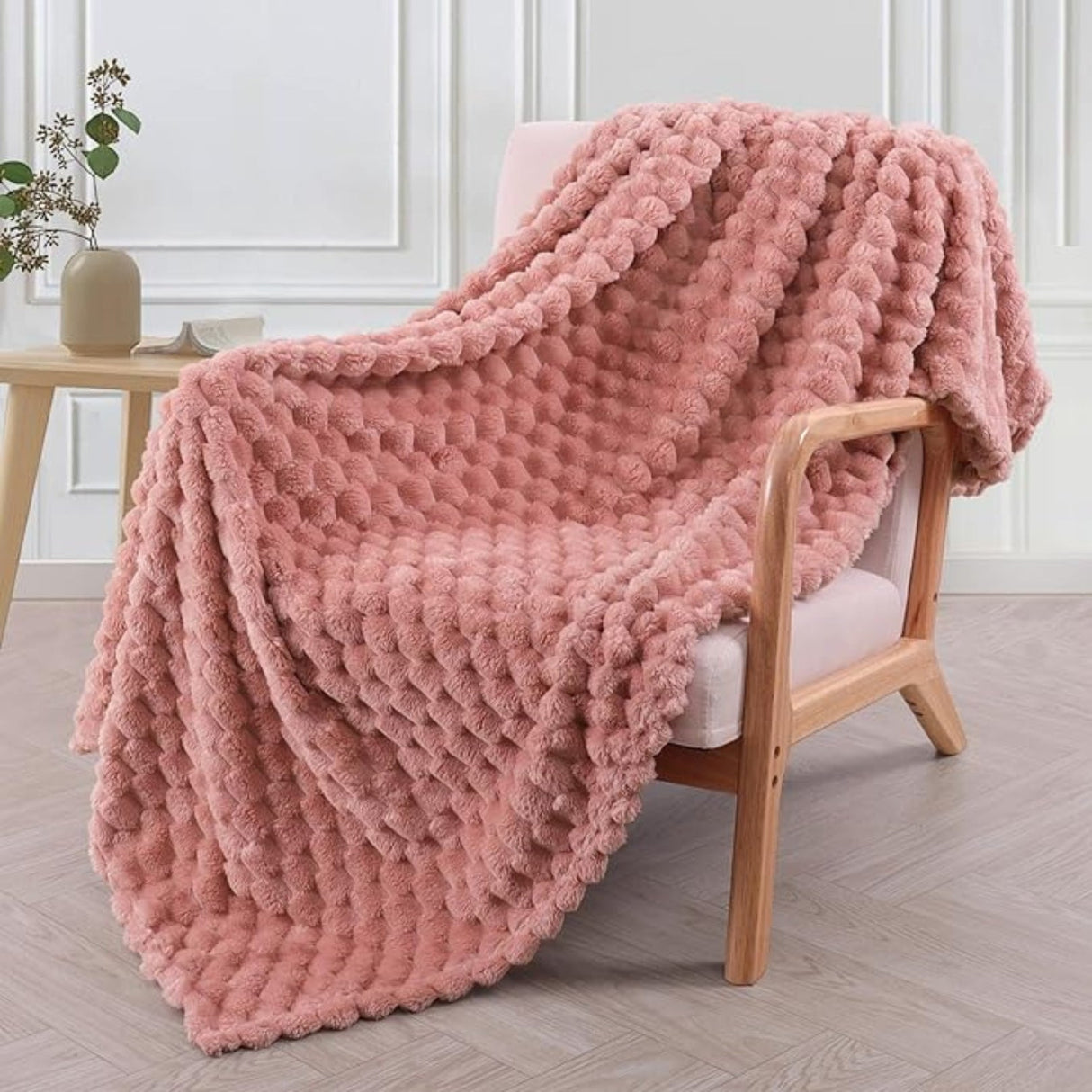 Plush Marshmallow Throw Blanket – Varm, Lätt och Super Mjuk Carvallo