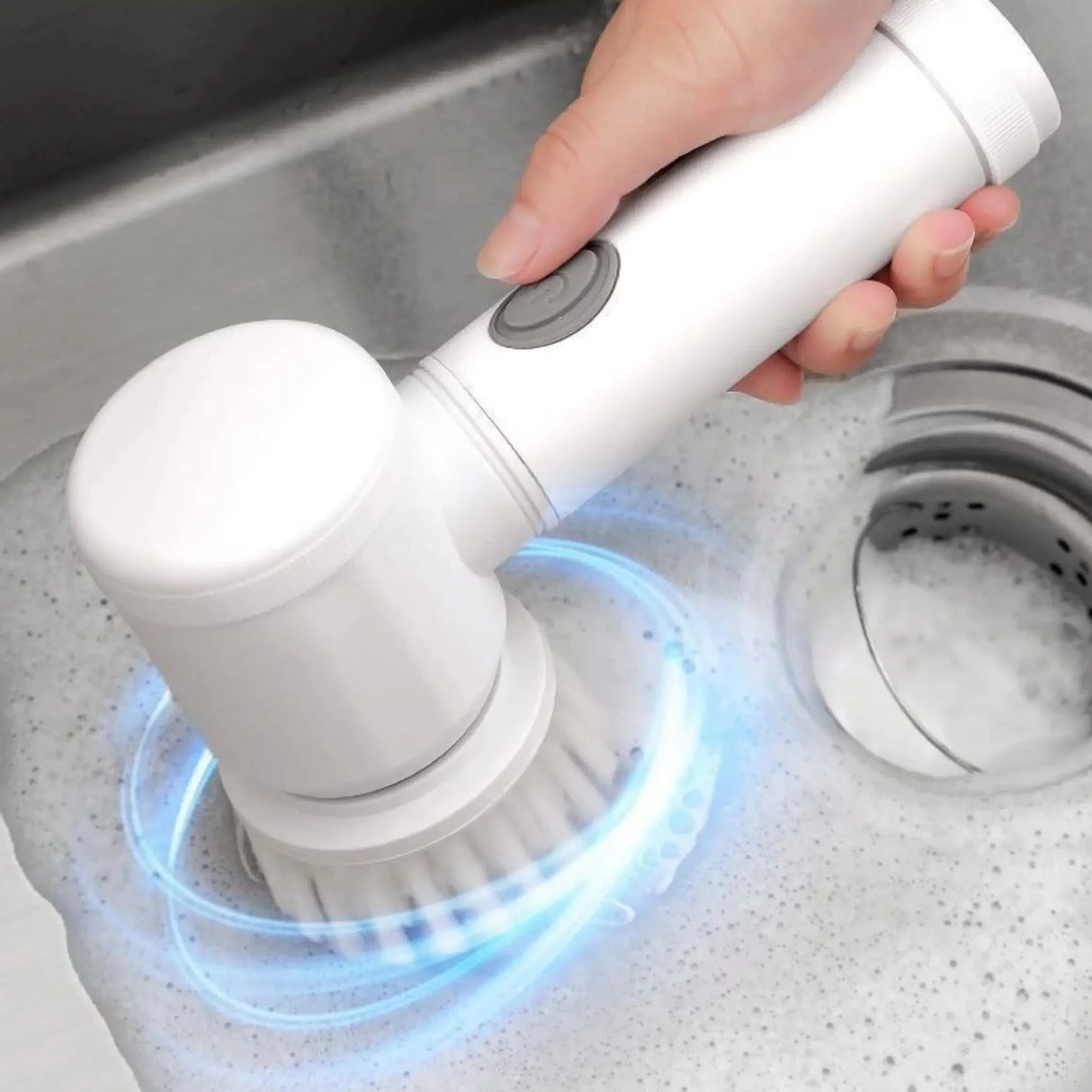 Sladdlös Elektrisk Rengöringsborste-Beauty-Bellasverige-Hemnix