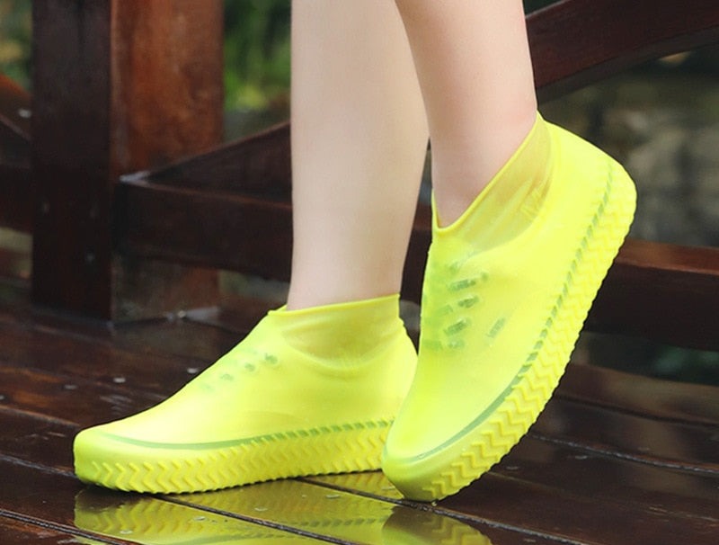 Återanvändbara Vattentäta Skoöverdrag-Shoes for Women-Hemnix-Gul-Liten (26-32)-Hemnix