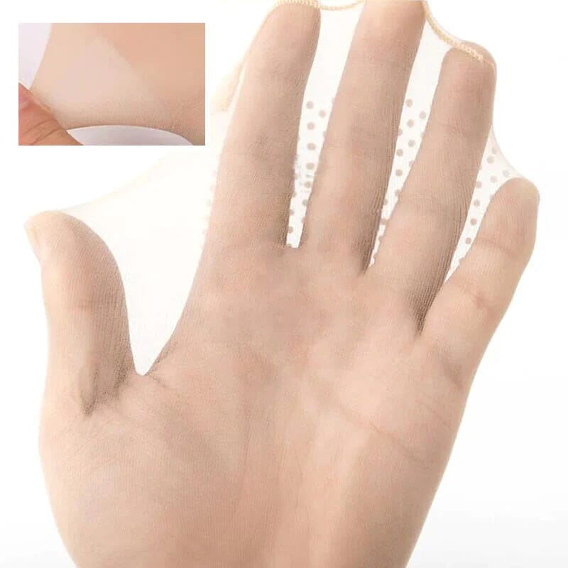 Carvallo | CrystalSocks - Osynliga, halkfria Crystal Silk strumpor Carvallo