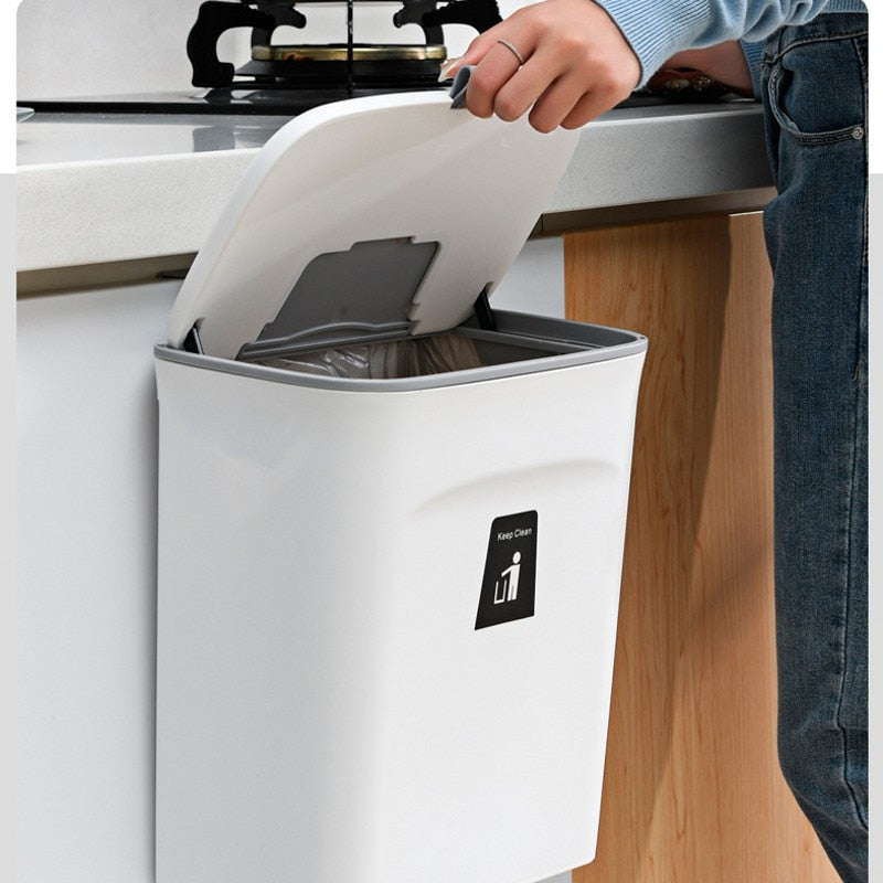 Hängande soptunna med lock bellasverige