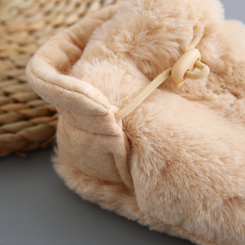 Carvallo - Baby Cartoon Plush Cotton Toddler Shoes Carvallo