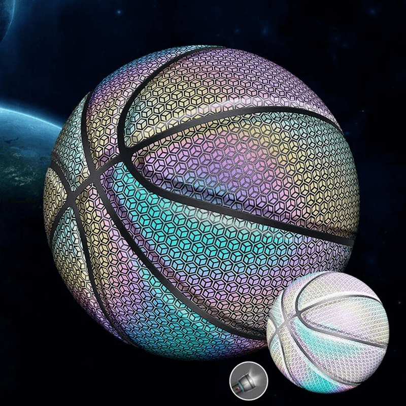 Lysande Reflekterande Holografisk Basketboll-Holografisk Basketboll-BB-A-Hemnix