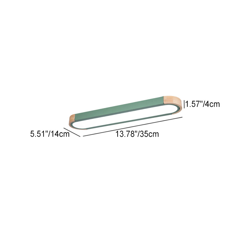 Oval LED infälld taklampa MILA Sverige