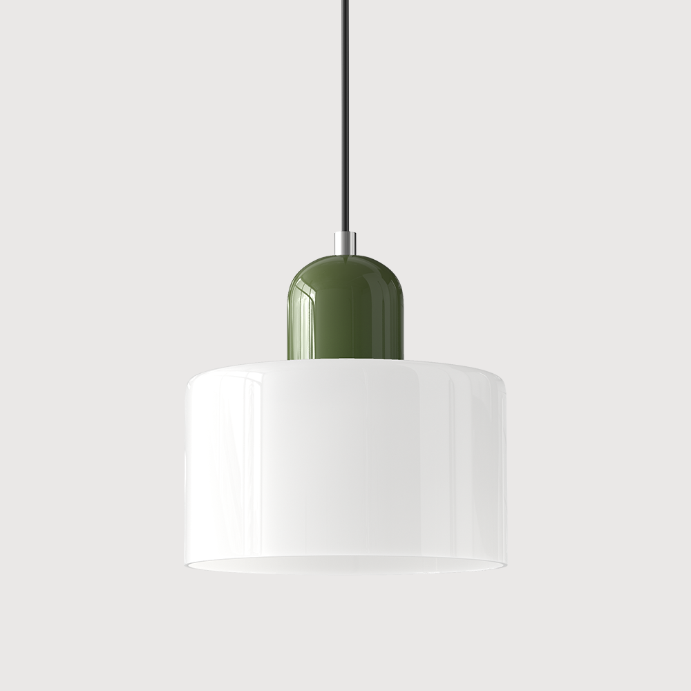 Bauhaus Glas Hänglampa | Modern Klotdesign | Justerbar Taklampa | Brick by Brick Carvallo