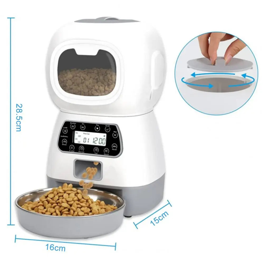 Röstinspelaning Automatisk Pet Feeder-Animals-Bellasverige-Hemnix