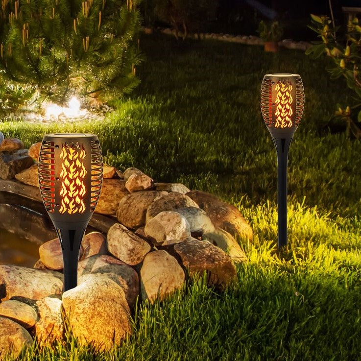 Solo Flackerande Ljusdesign Trädgårdslampa Carvallo