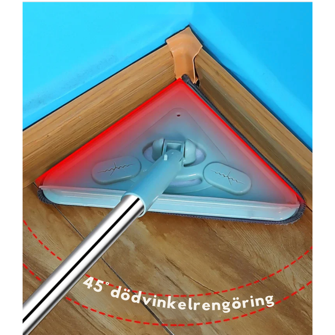 SmartMop 360™ – roterande mopp med självrengöring och justerbart handtag-VaruZ-Hemnix