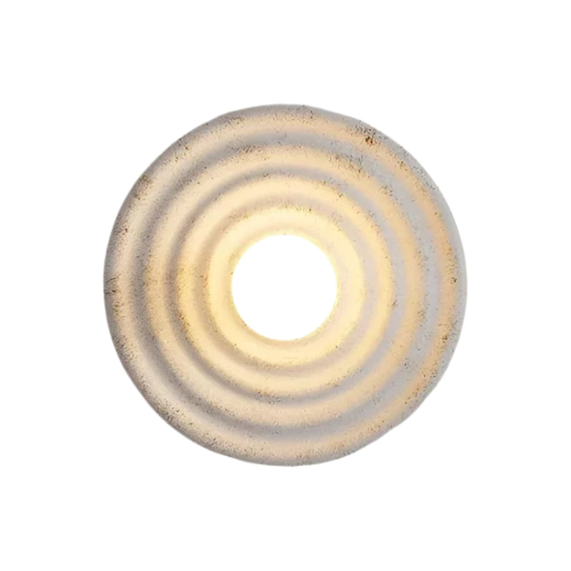 NovaHalo – Vägglampa i Wabi-Sabi Stil med Vågtextur Carvallo