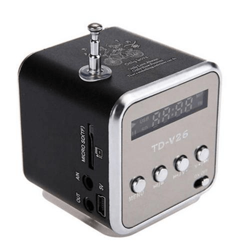 Mini Radio Bluetooth Högtalare-Kök-BB-Svart-Hemnix