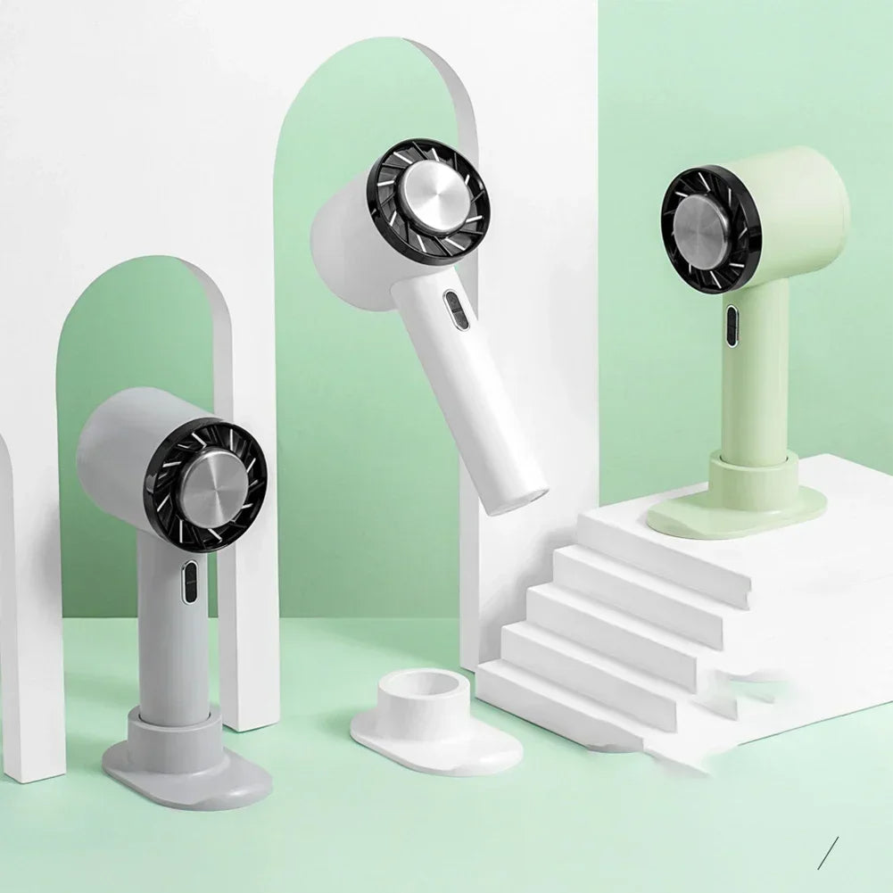 Bärbar luftkonditioneringsfläkt - Kompakt handhållen fläkt Carvallo