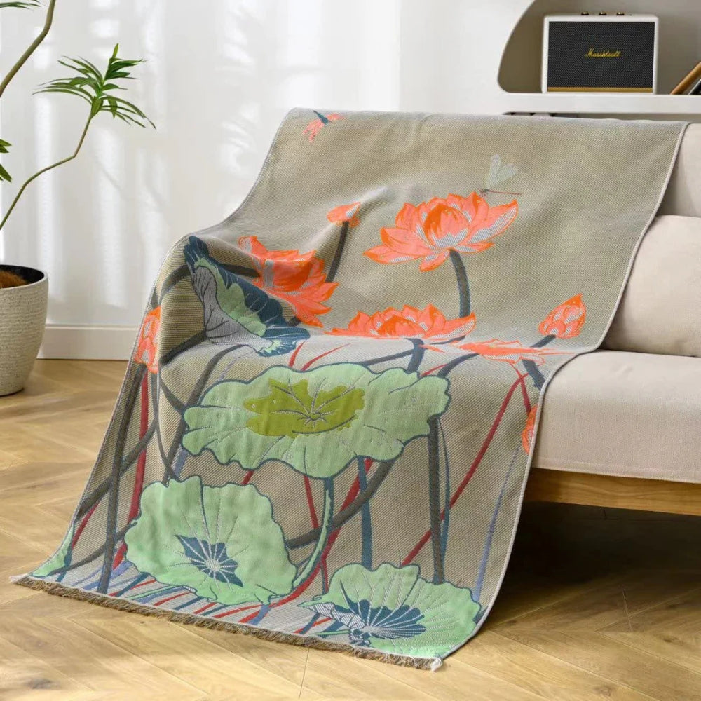 Rustik Lotus Charm Bomullshandduk Carvallo