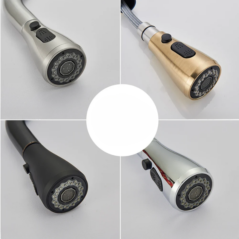 FlexiStream - Utdragbar Kökshandtag med Flexibel Spray Carvallo