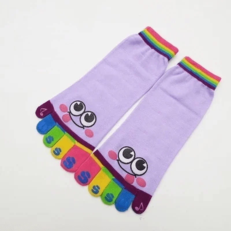 Söta Fingerstrumpor-Barn-BB-Lila-Hemnix