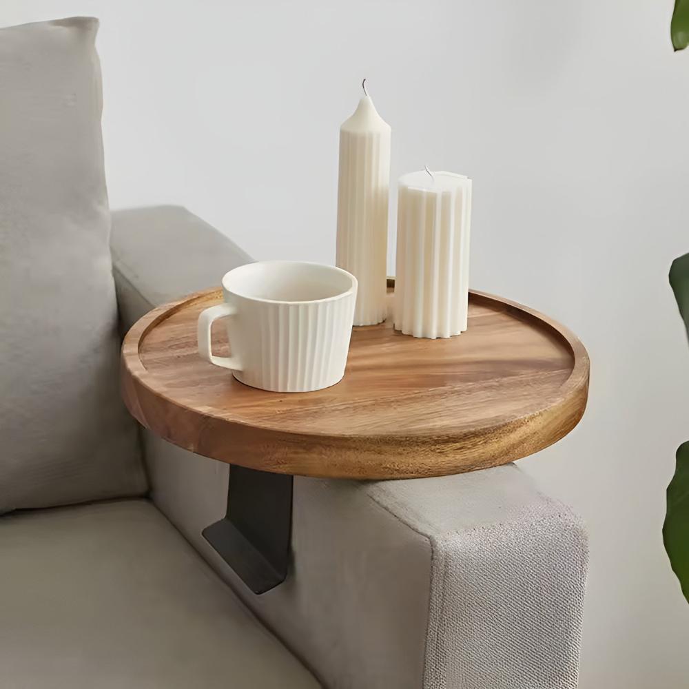 Sofa Armstöd Valnöt Bricka Carvallo