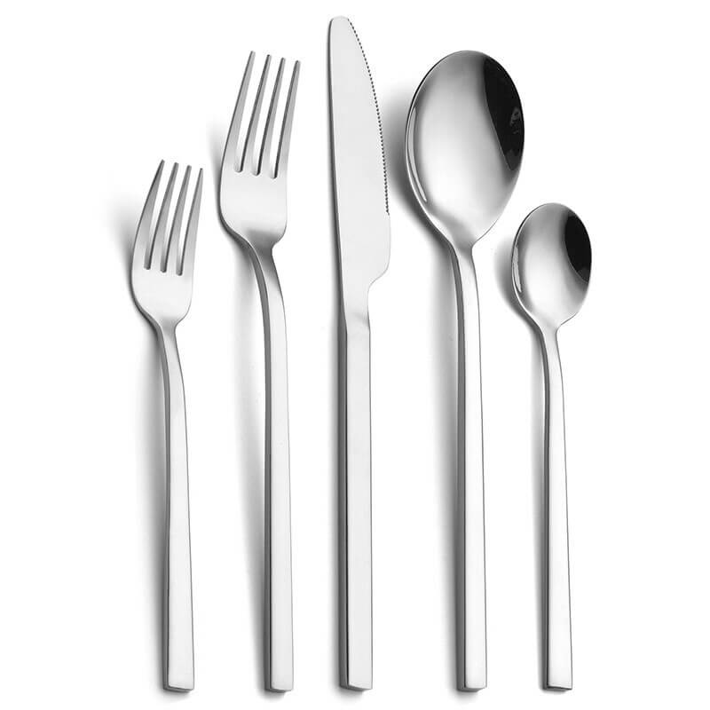 Bestickset Rostfritt Stål Modern Silver 30 delar Carvallo