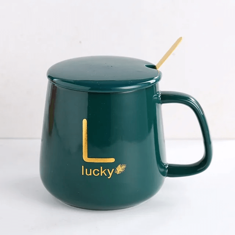 Ceramikmugg Presentset-Kök-BB-Stil 1-Grön-Endast mugg-Hemnix