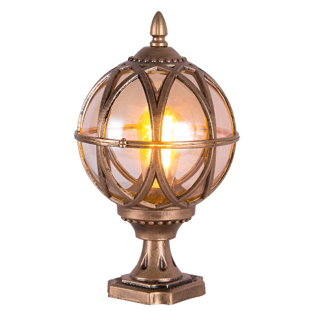 Vintage Utomhus Vägglampa – Klassisk Glas & Metall Lampa för Veranda Carvallo