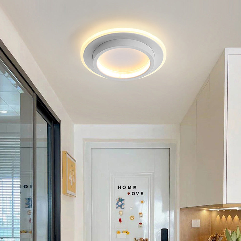 Elegant LED Hallway Ceiling Lamp | 8.3" eller 9.4" Metall & Akryl Armatur | Energisparande | Brick by Brick Carvallo
