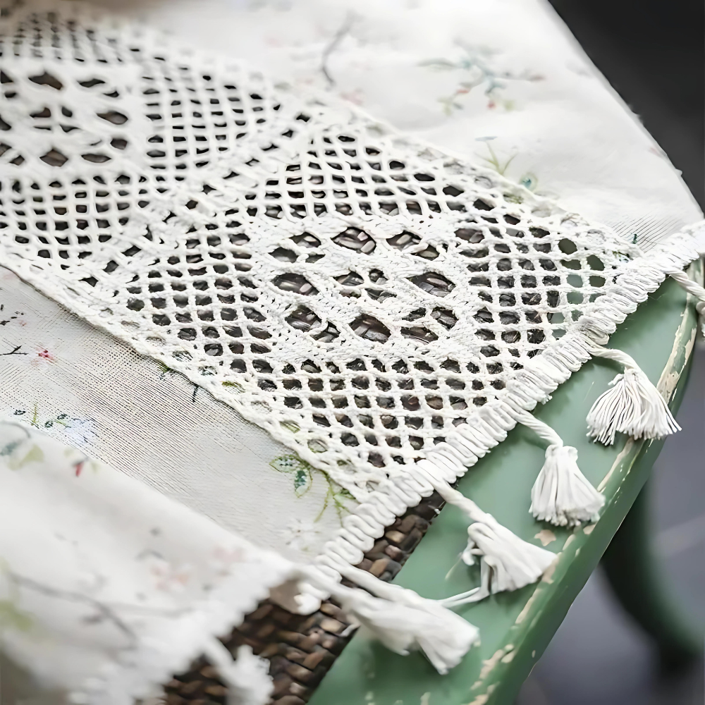 Fantasifullängd spetsgardin Carvallo