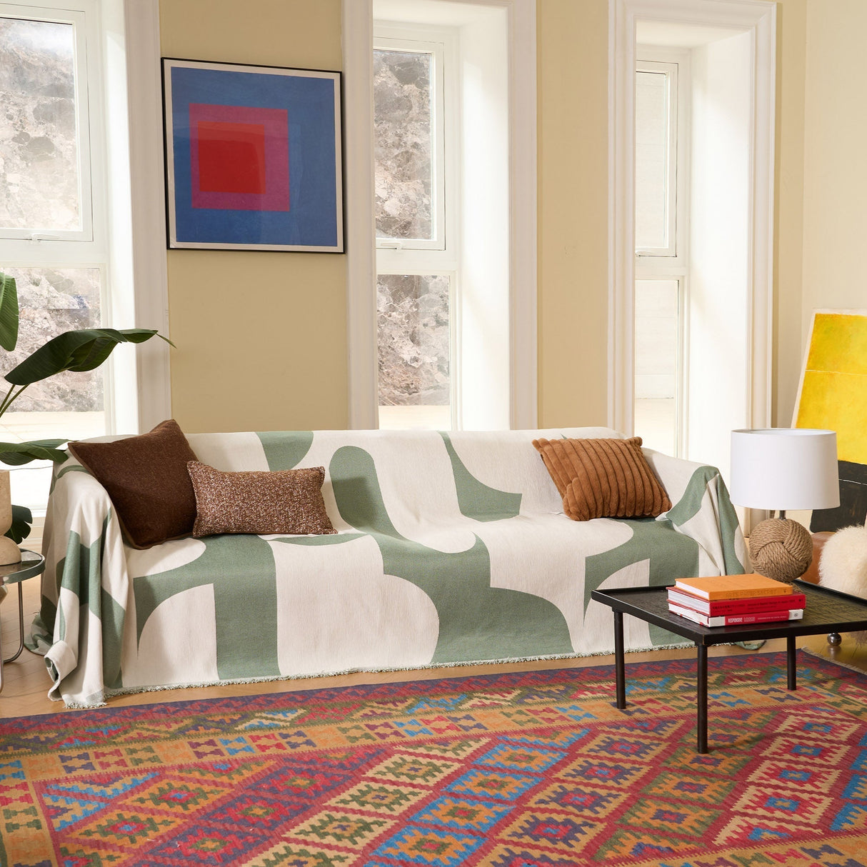 Picasso's Mirage Sofföverdrag - Modernt, Styligt & Hållbart Soffskydd Carvallo