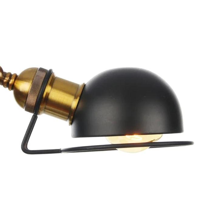 LuxRoyale Dekorativ LED Retro Brons Rocker Bordslampa Carvallo