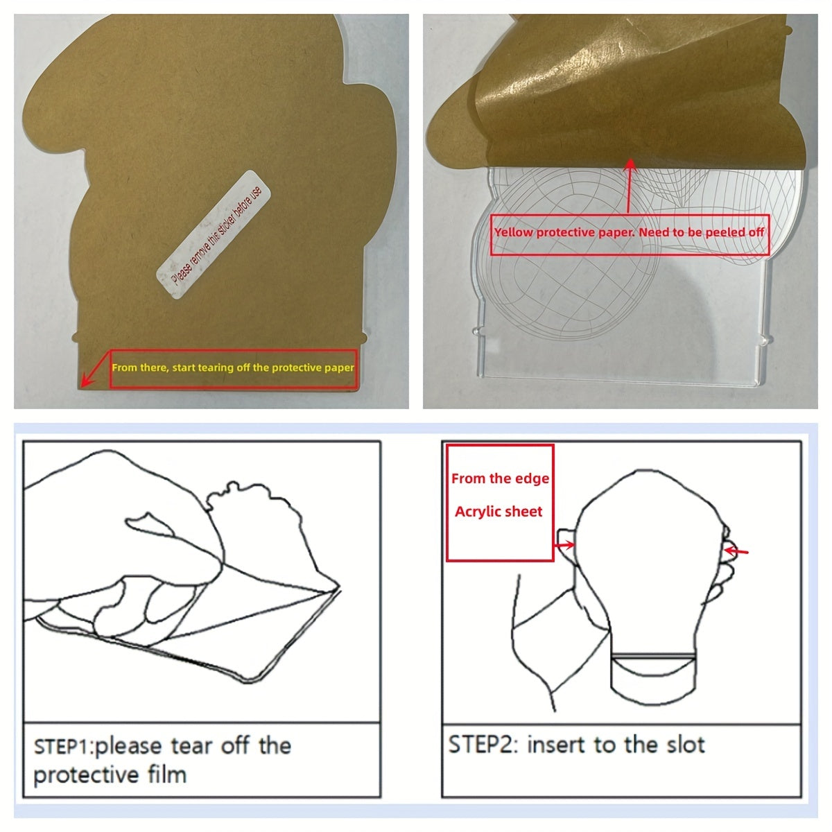 IllumiHeart - 7-färgers LED-nattlampa med touchkontroll Carvallo