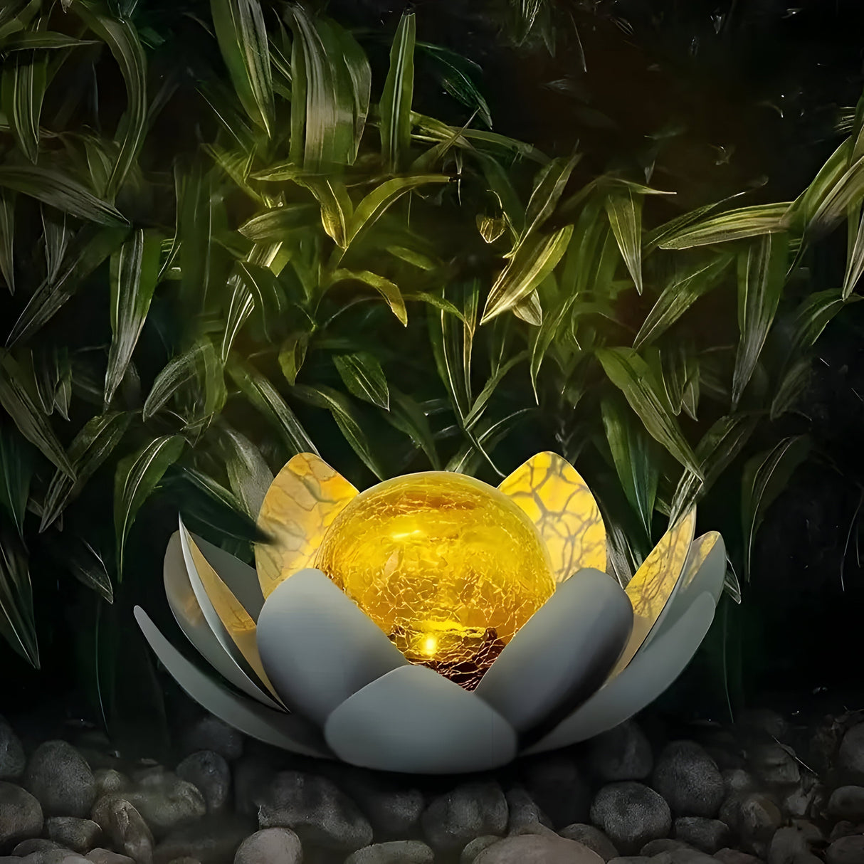 GlowPetal - Solar LED Lotusblomslampa Carvallo