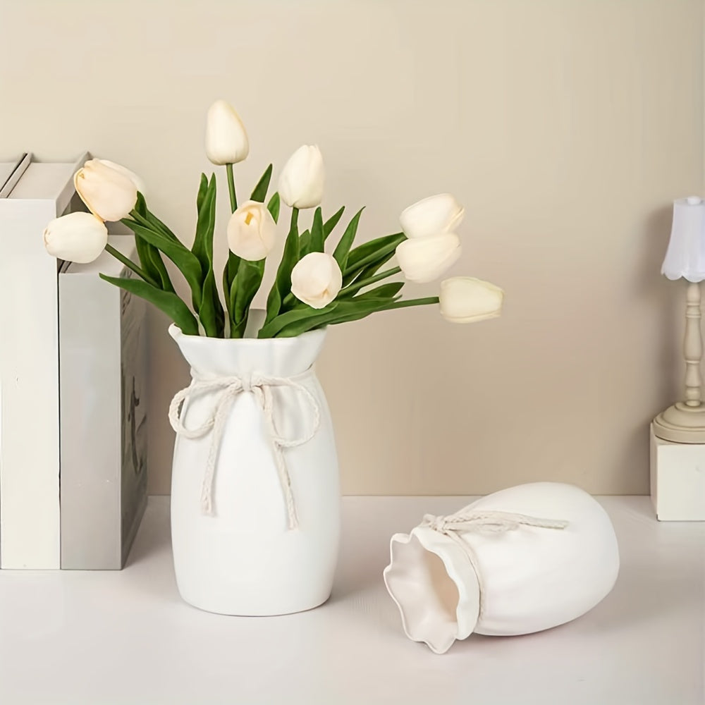 Bohemsk Geometrisk Dekorativ Vas – Idealisk för Vår- och Påskdekorationer Carvallo