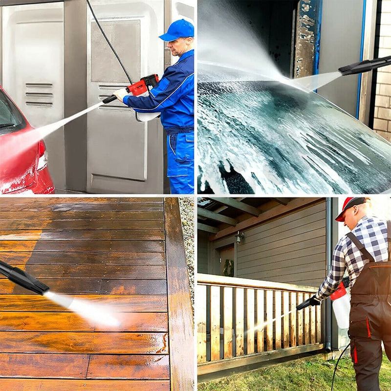 SkumSpray med högtrycksmunstycke – Effektiv rengöringspistol för trädgård och hem Carvallo