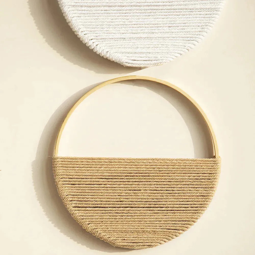 Dreamy Déco - Makramee drömfångare Boho-väggdekoration Carvallo