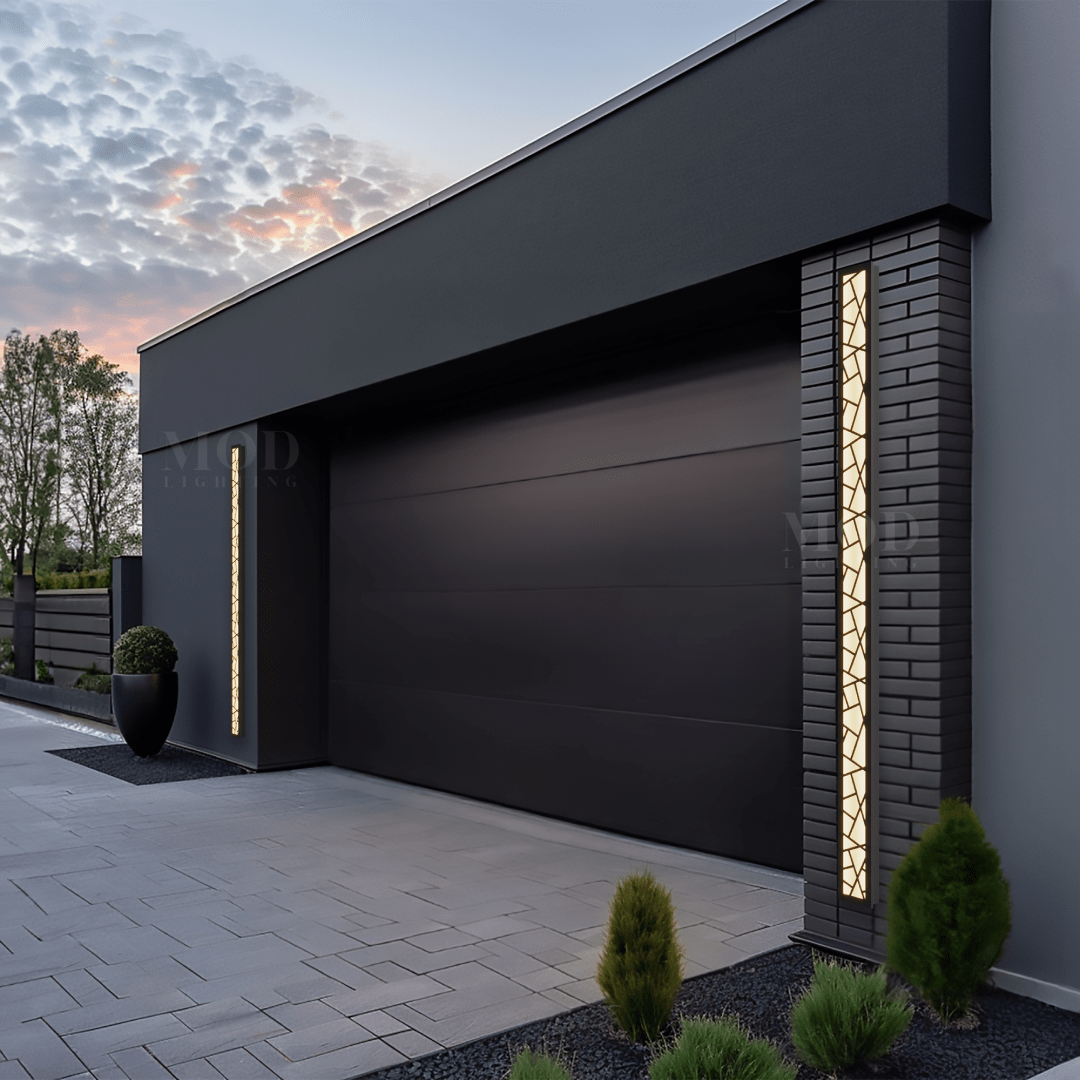 Vägglampa Modern Utomhus LED Panel Armatur Carvallo