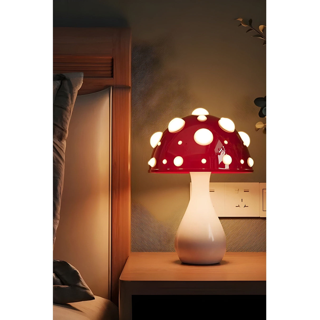 CozyShroom Lamp - Dekorativ svamp-bordslampa Carvallo